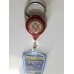 Custom Yoyo Retractable ID Card Badge Reel - Triangle Pull [Transparent]